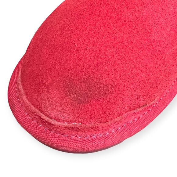 UGG Red Neumel Uggplush Wool Blend Lining Lace Up Chukka Boots Men's Size 11 - Picture 9 of 13